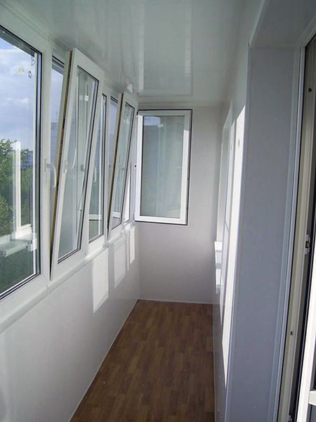 Тёплое и холодное распашное остекление балконов алюминиевым профилем Фрязино